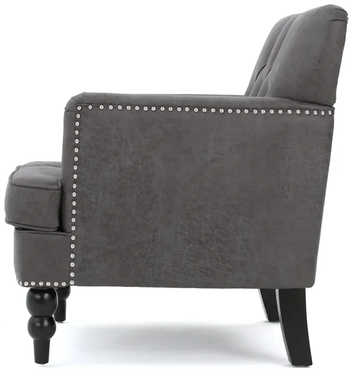 Merax Fabric Tufted Club Chair