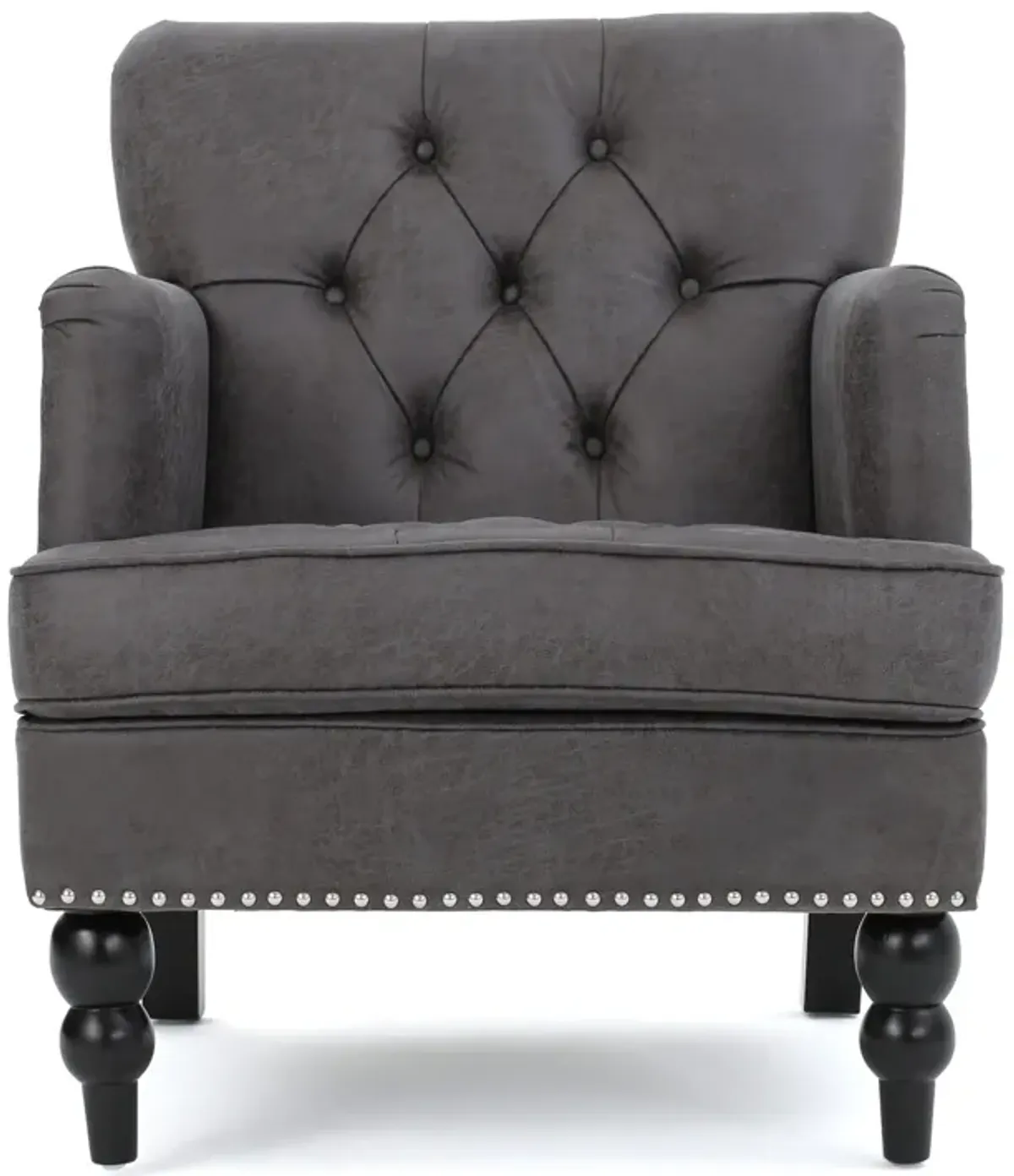 Merax Fabric Tufted Club Chair