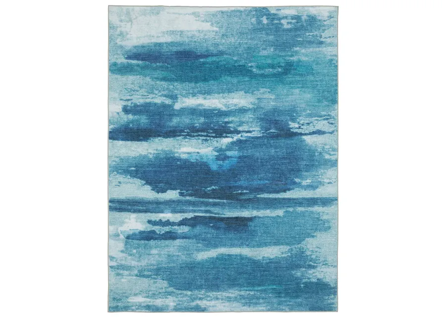 Sumter 7'6" x 10' Blue Rug