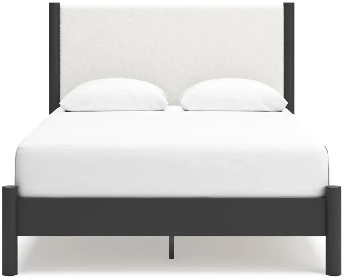 Cadmori Black King Panel Bed