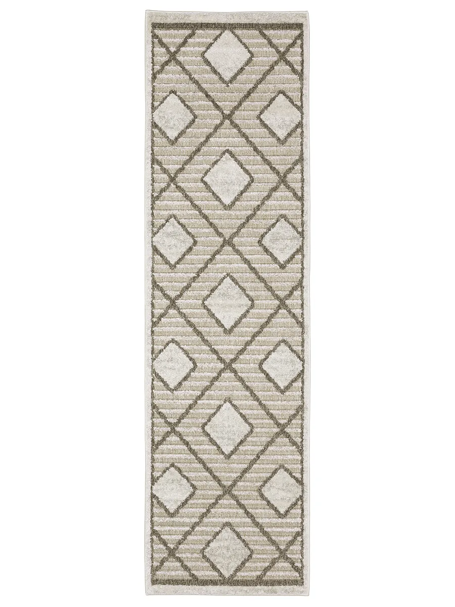 Tangier 2'3" x 7'6" Beige Rug