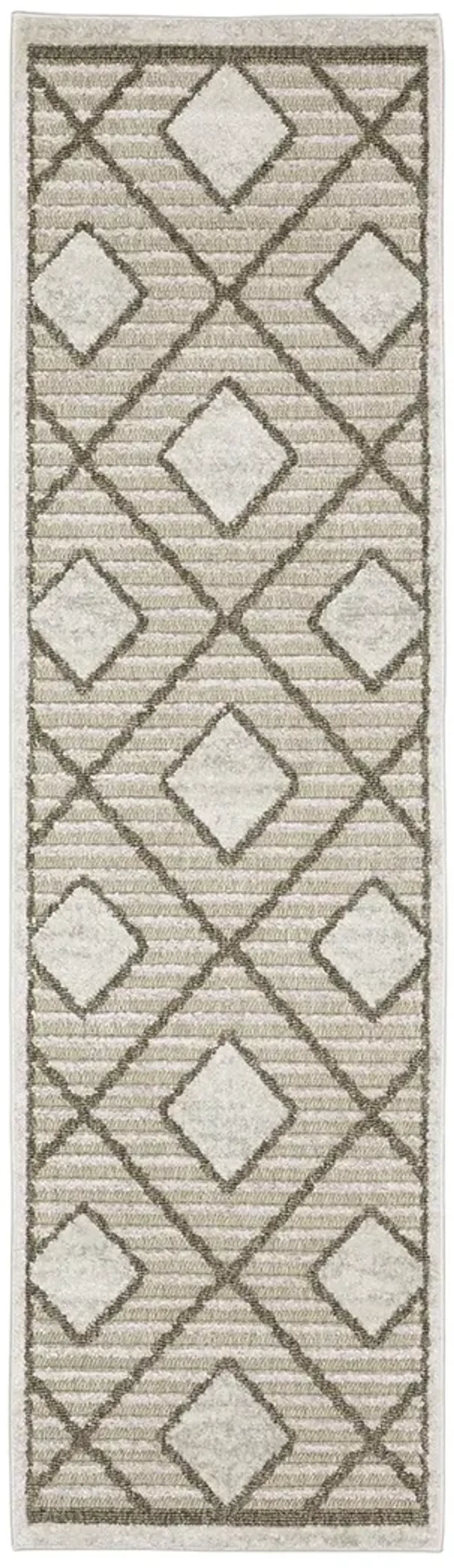 Tangier 2'3" x 7'6" Beige Rug