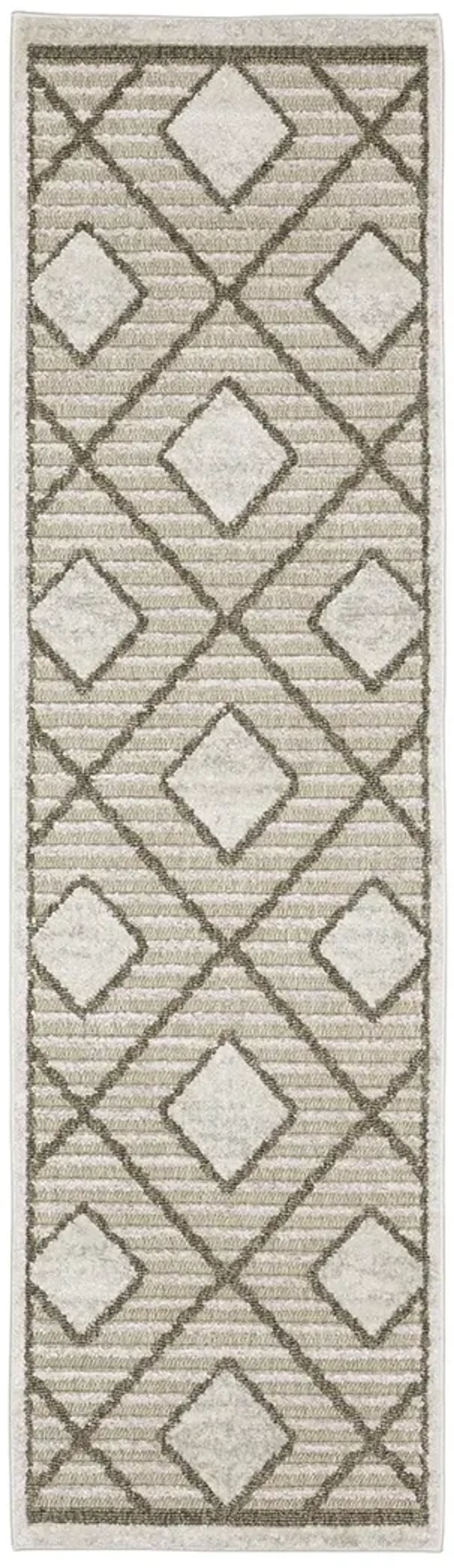 Tangier 2'3" x 7'6" Beige Rug