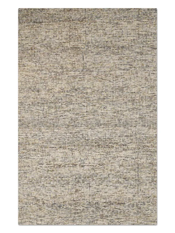 RUGSOTIC CARPETS HAND TUFTED WOOL ECO-FRIENDLY AREA RUGS  - 5'x8', Rectangle Shape, Light Green, Solid Plain Design, High Pile  Handmade Anti Skid Area Rugs for Living Room, Bed Room (KWC111)