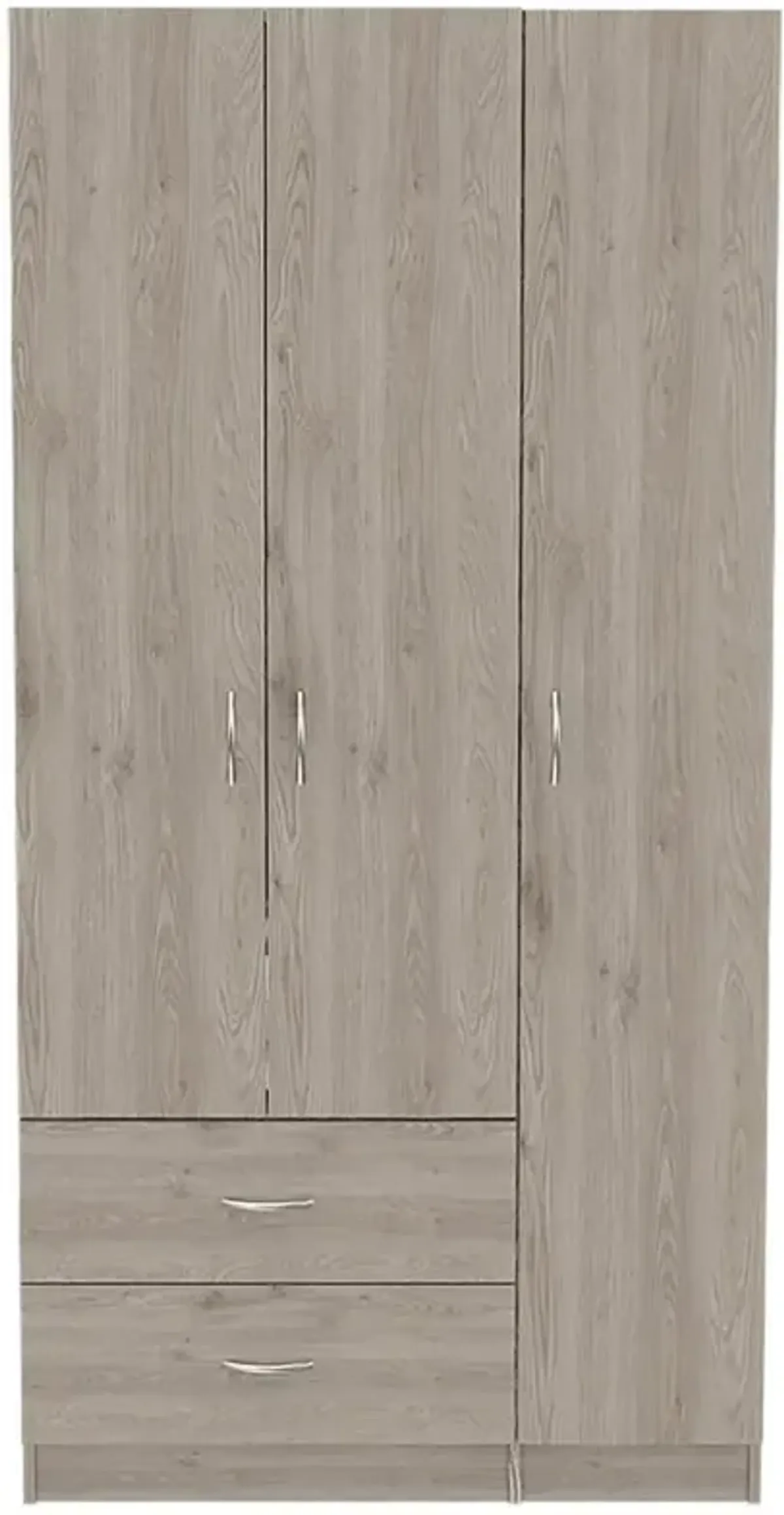 Boskol 3 Door Armoire Light Gray