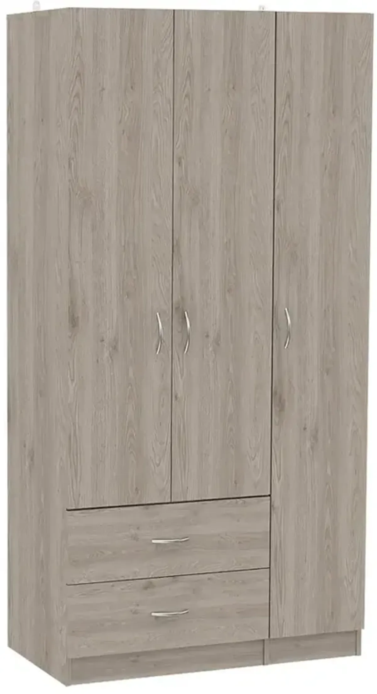 Boskol 3 Door Armoire Light Gray