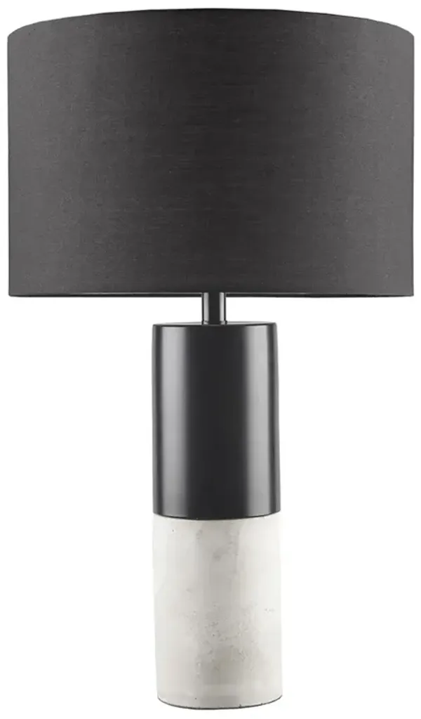 Gracie Mills Eveline Modern Concrete Table Lamp