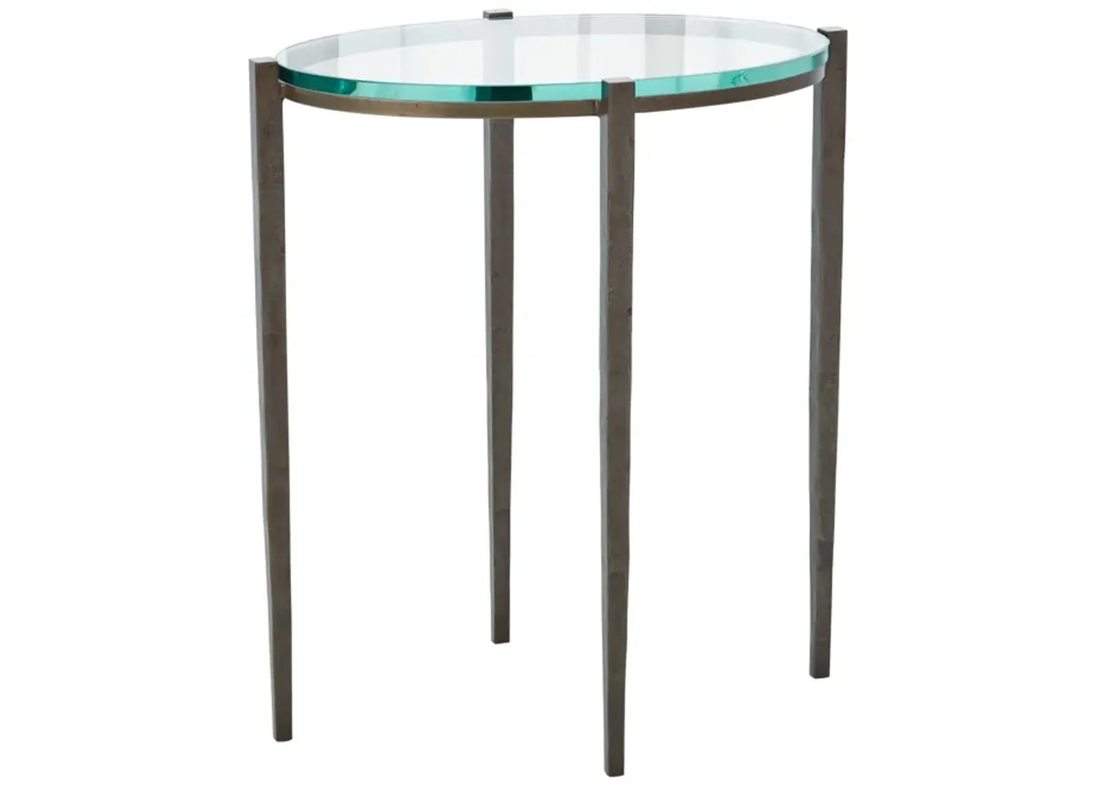 Petite Oval Accent Table- Silver