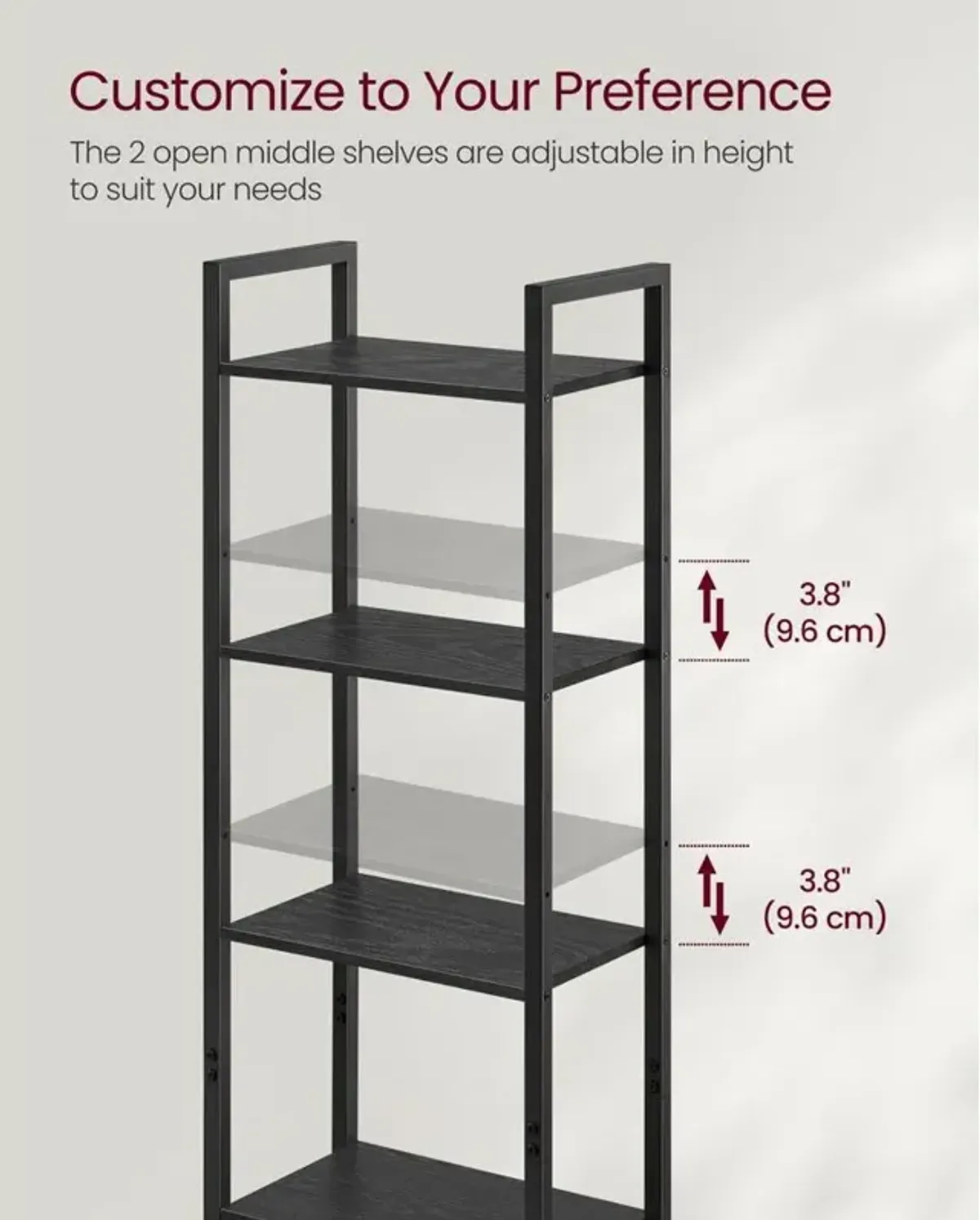 6-Tier Bookshelf for Ample Storage and Stylish Display