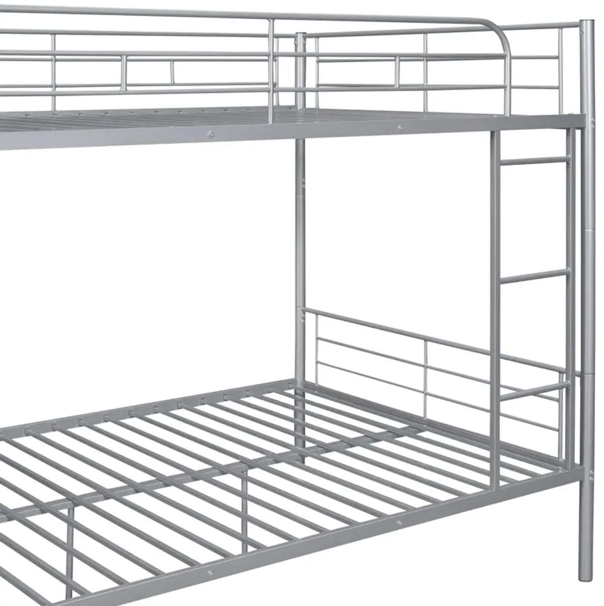 Whisen Full Over Full Metal Bunk Bed - Black