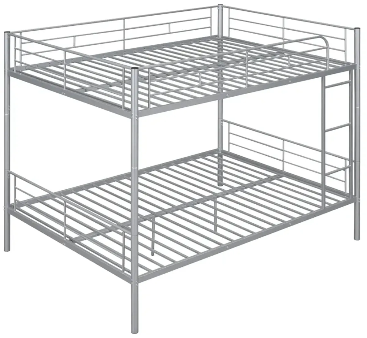 Whisen Full Over Full Metal Bunk Bed - Black