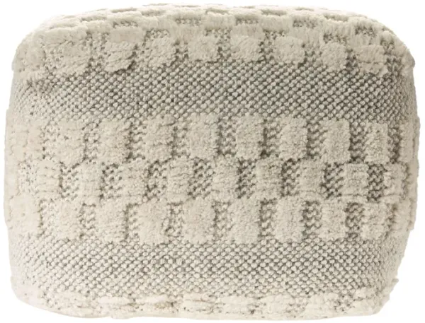 Soft Wool Ottoman for Comfortable Floor or Living Room Seating