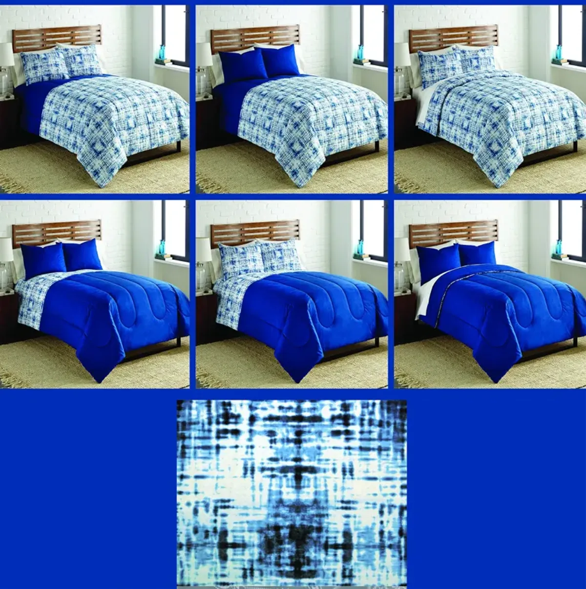 Micro Flannel 6 in 1 Comforter Set