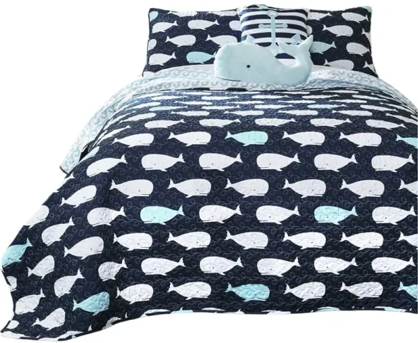 5-Piece Cotton Clip Dot Comforter Set, Premium Softness and Style