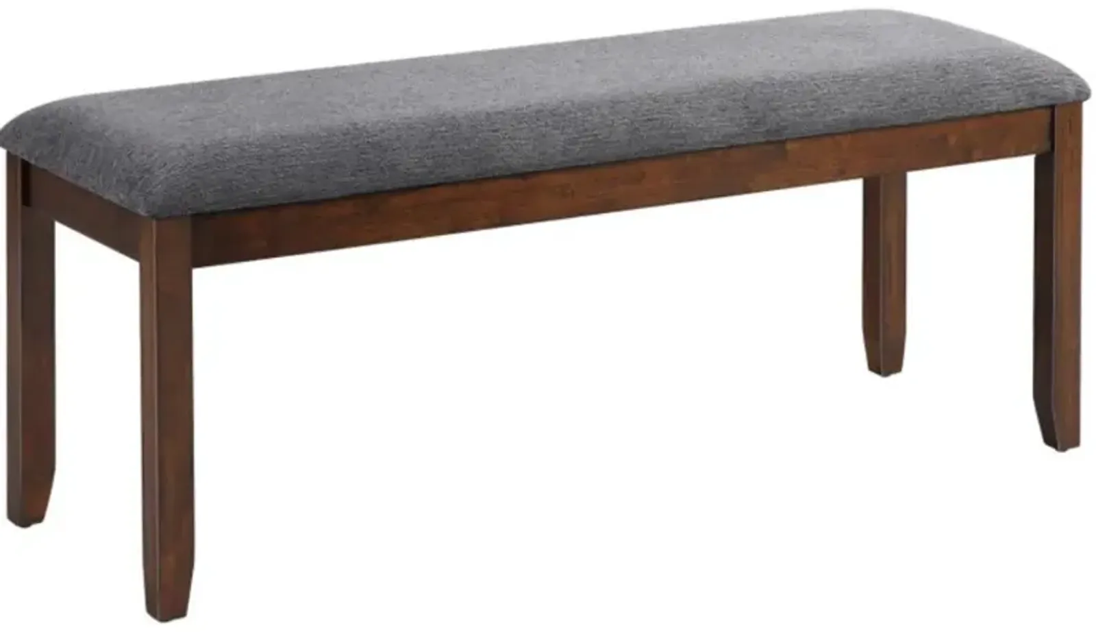 Hivvago Upholstered Entryway Bench Footstool with Wood Legs