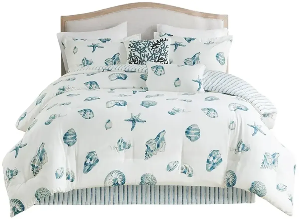 Gracie Mills Lane Coastal Breeze Comforter Set