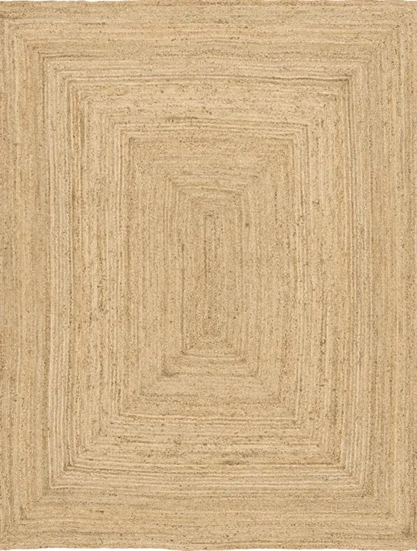 Natural Jute NJT03 Natural 6' x 9' Rug