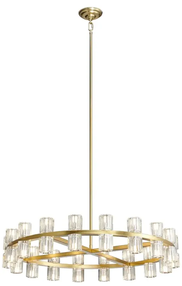 Anderson Chandelier Gold Crystal 36" Diameter