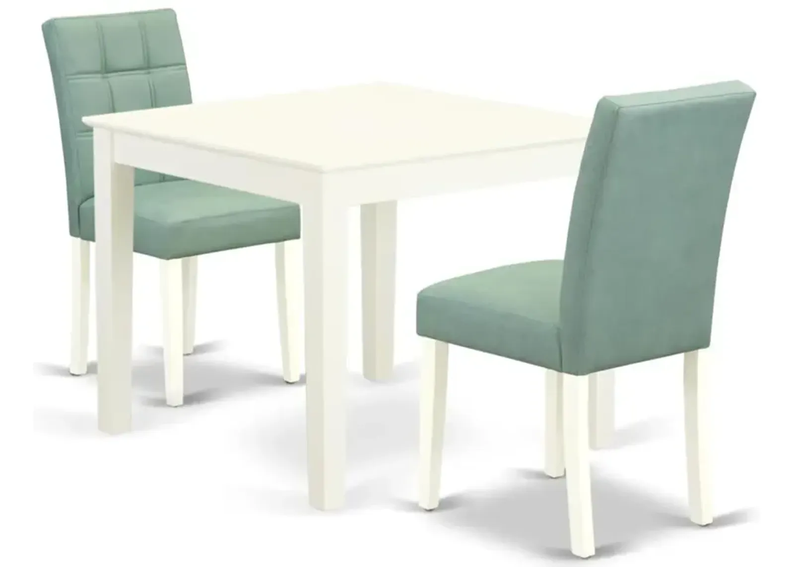 3 Piece Mid Century Modern Dining Set contain A Dinning Table