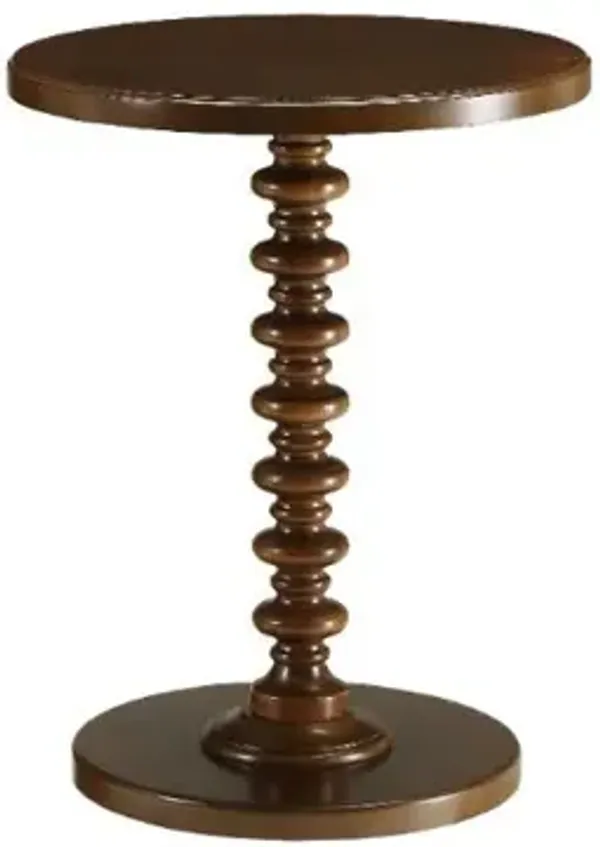 Premium Solid Wood Round Table – Elegant End Table for Modern or Rustic Décor