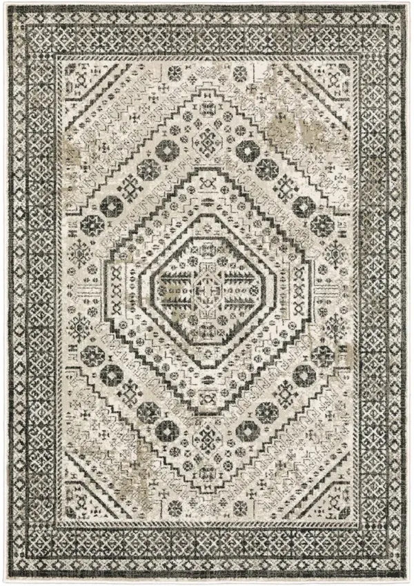 Georgia 3'10" x 5'5" Ivory Rug