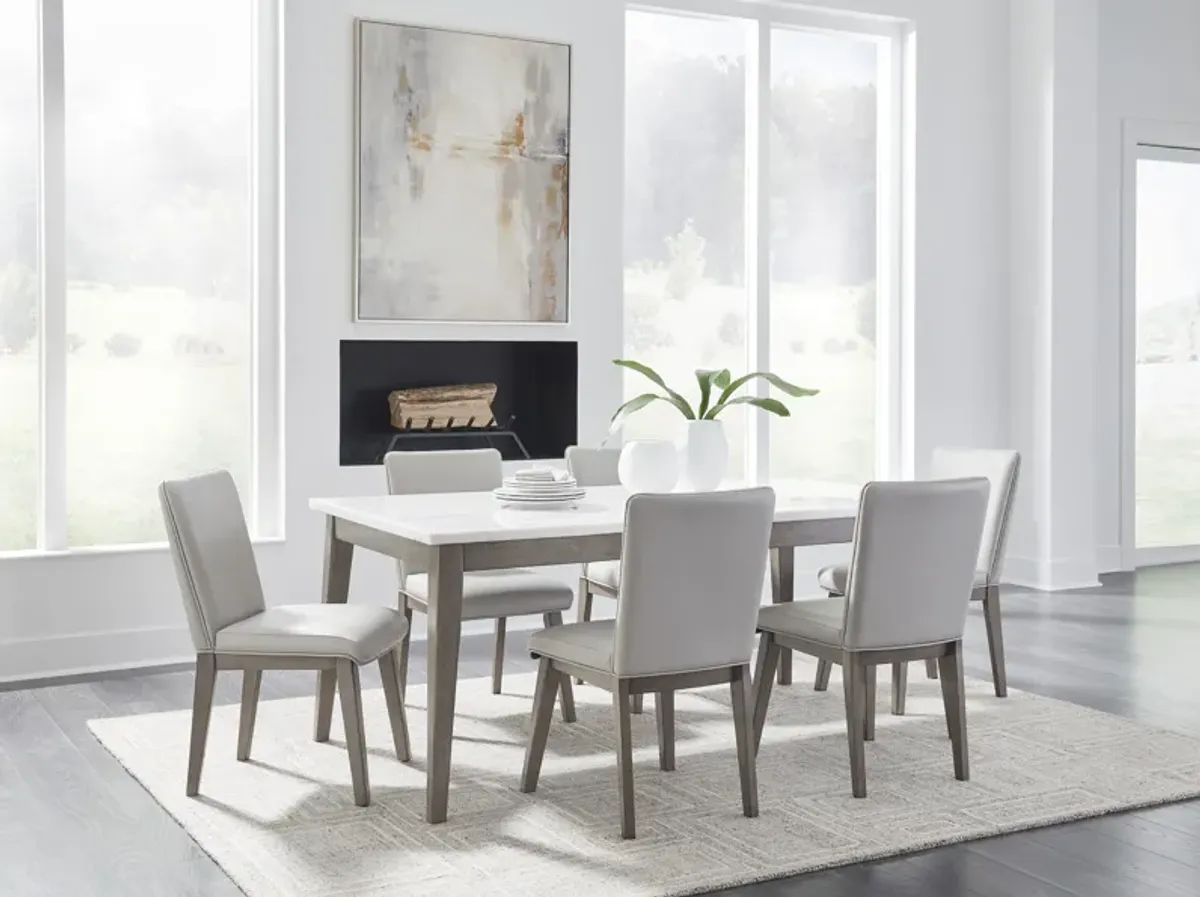 Loyaska Dining Table and 4 Chairs