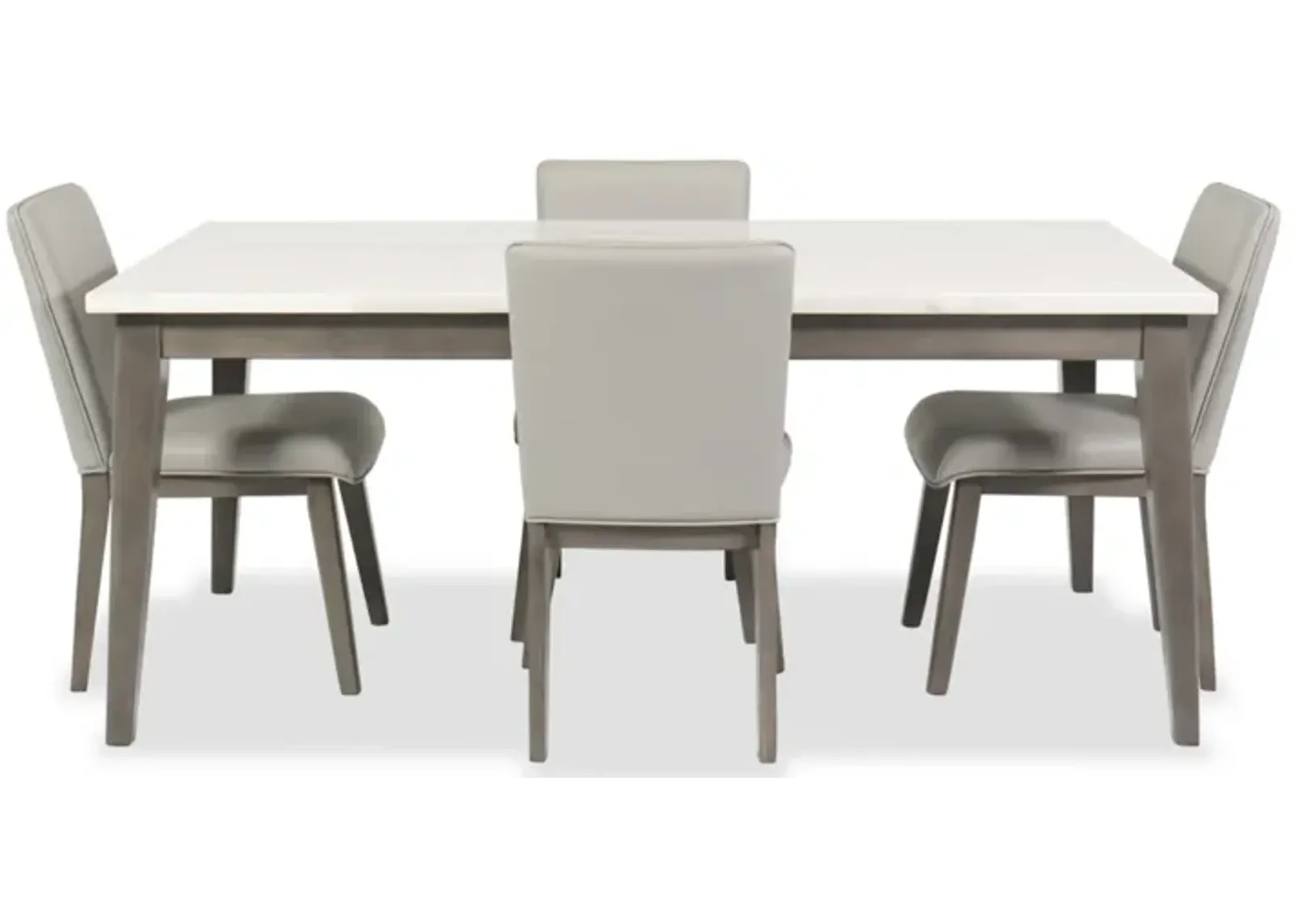 Loyaska Dining Table and 4 Chairs