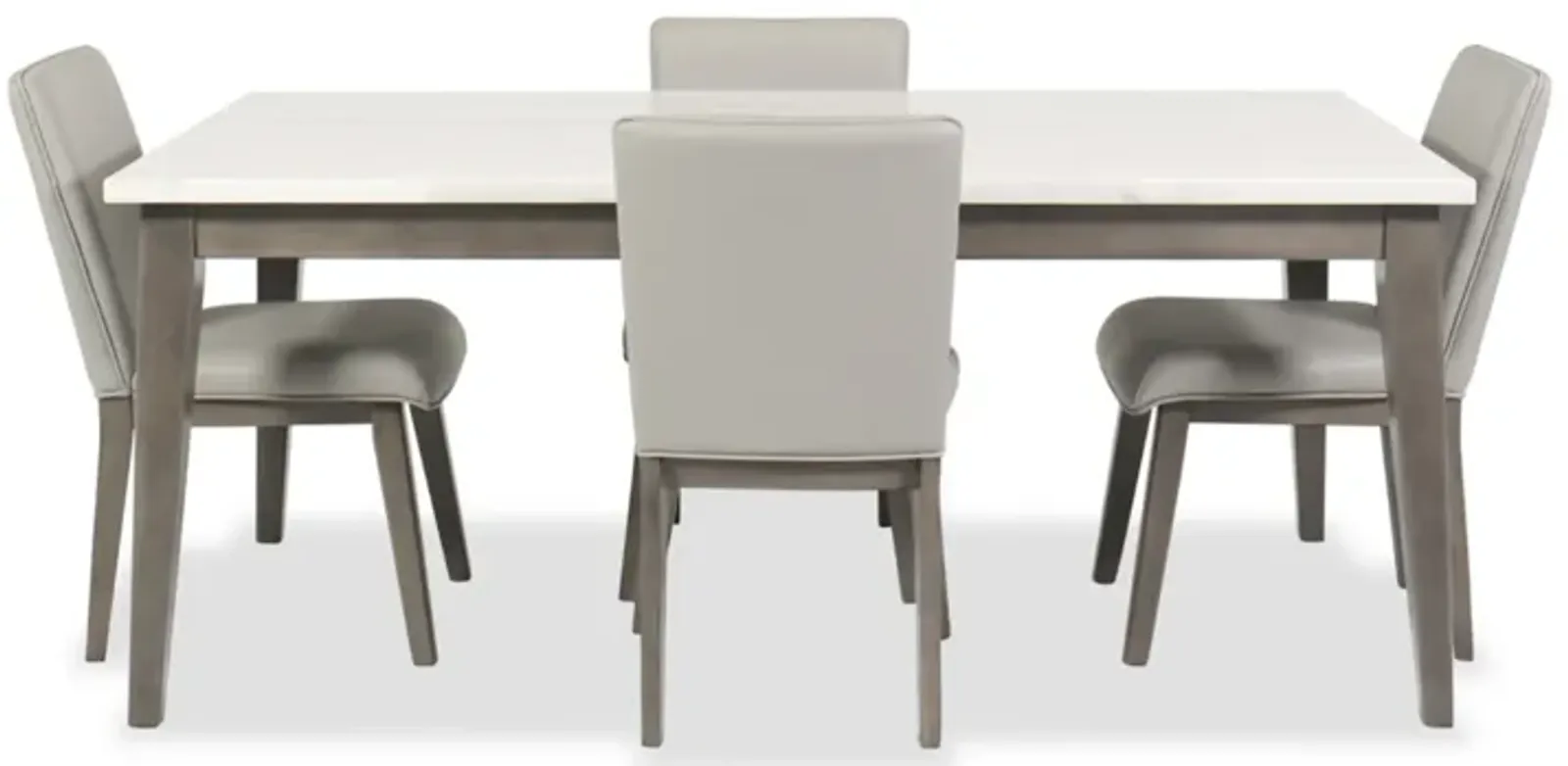 Loyaska Dining Table and 4 Chairs