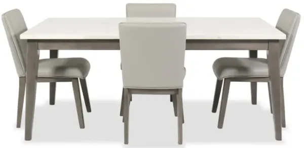 Loyaska Dining Table and 4 Chairs
