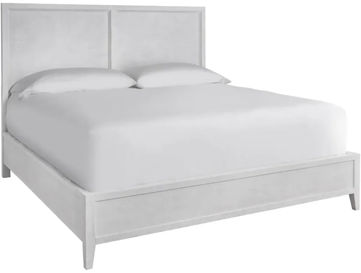 Ames Bed Complete Queen - White