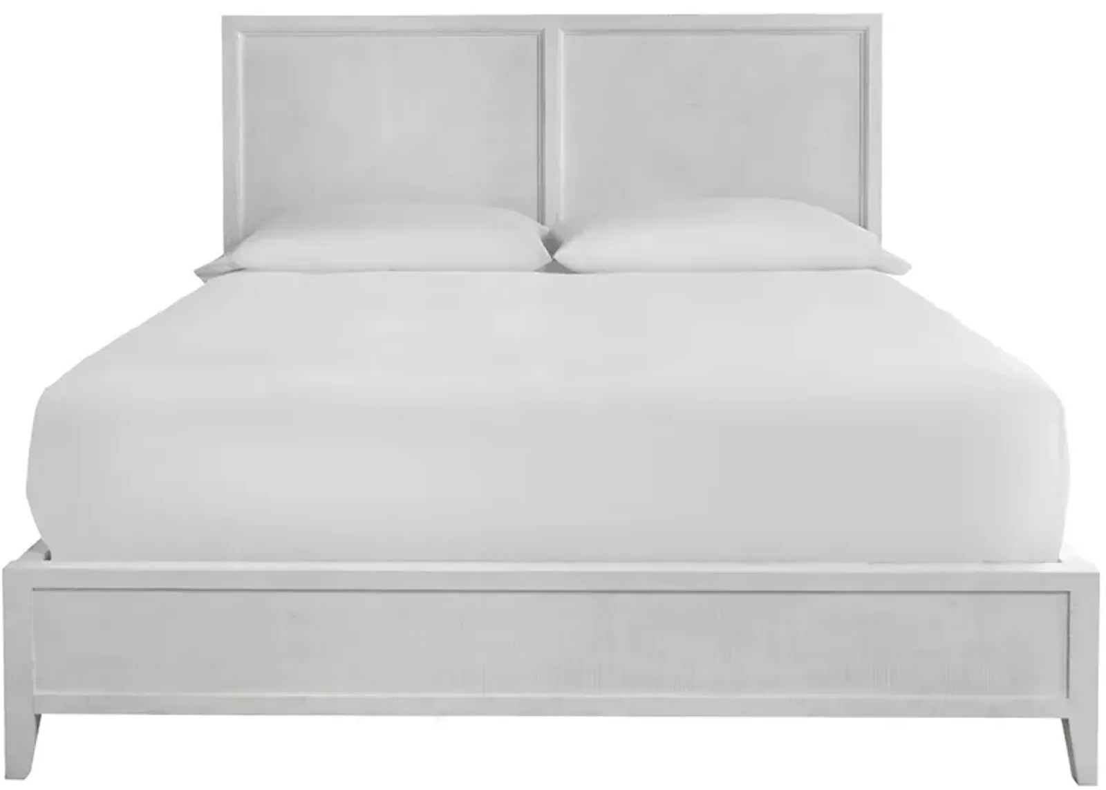 Ames Bed Complete Queen - White