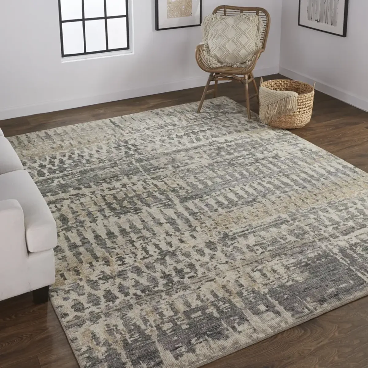 Palomar 6632F Tan/Taupe 8'6" x 11'6" Rug