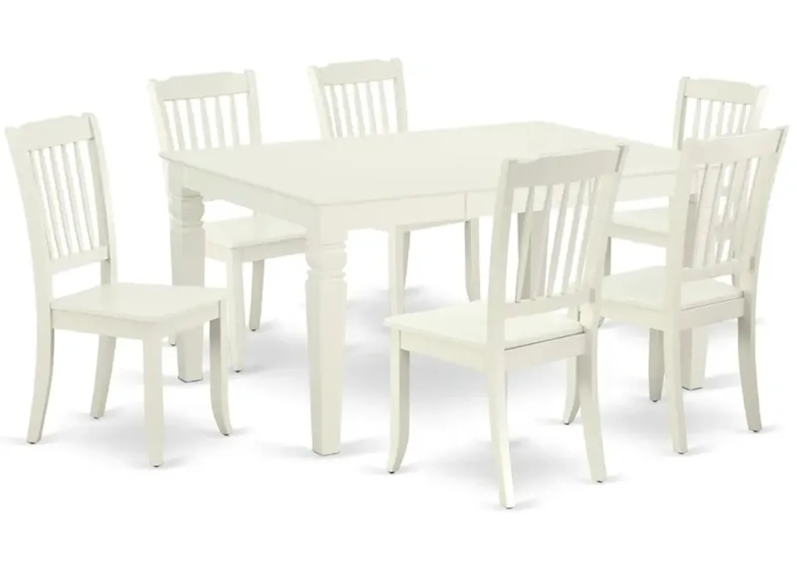 Dining Room Set Linen White