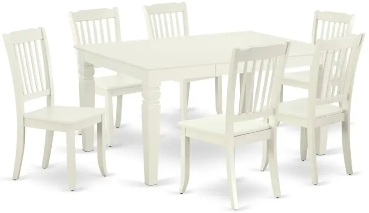 Dining Room Set Linen White