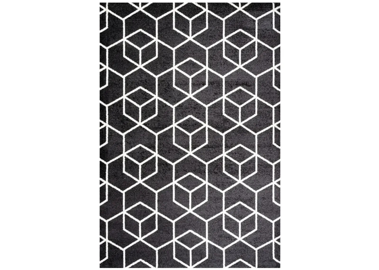 Tumbling Blocks Modern Geometric Area Rug