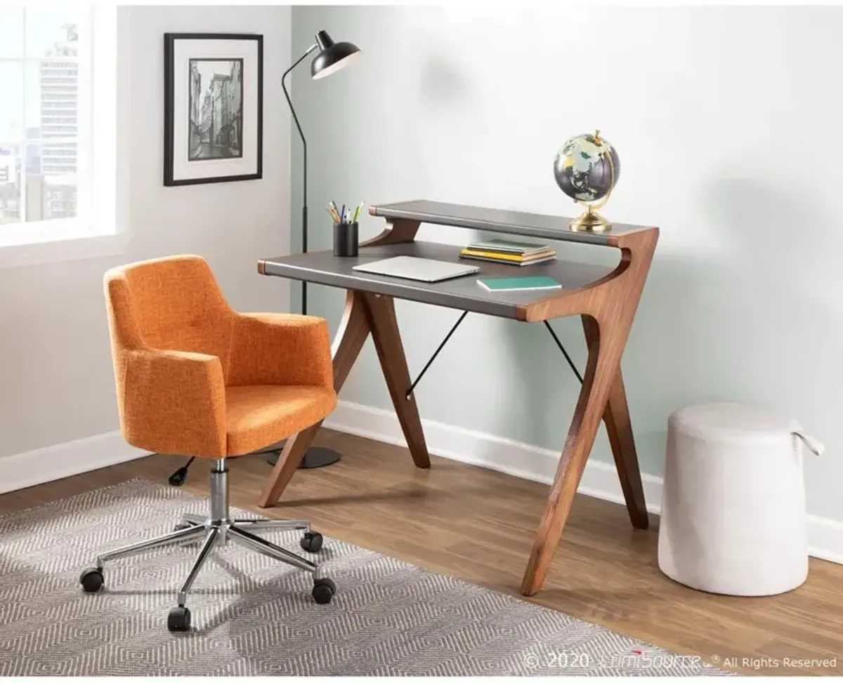 LumiSource Orange Andrew Office Chair