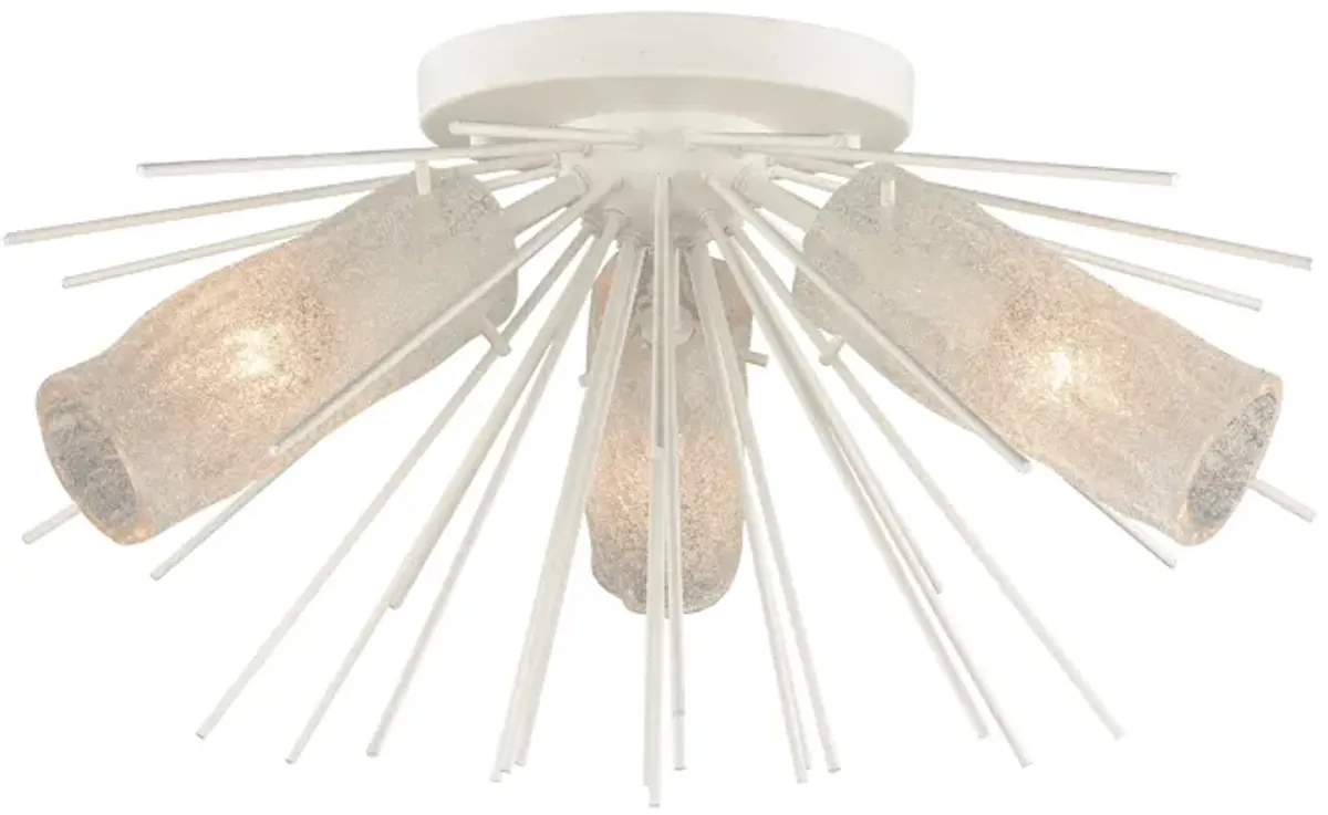 Sea Urchin 20'' Wide 3-Light Semi Flush Mount