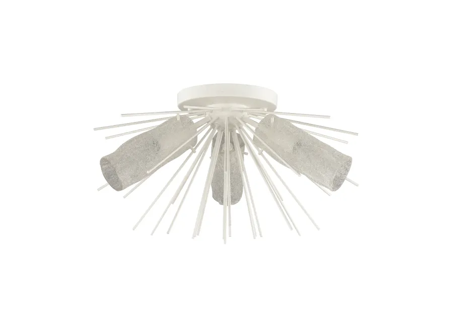 Sea Urchin 20'' Wide 3-Light Semi Flush Mount