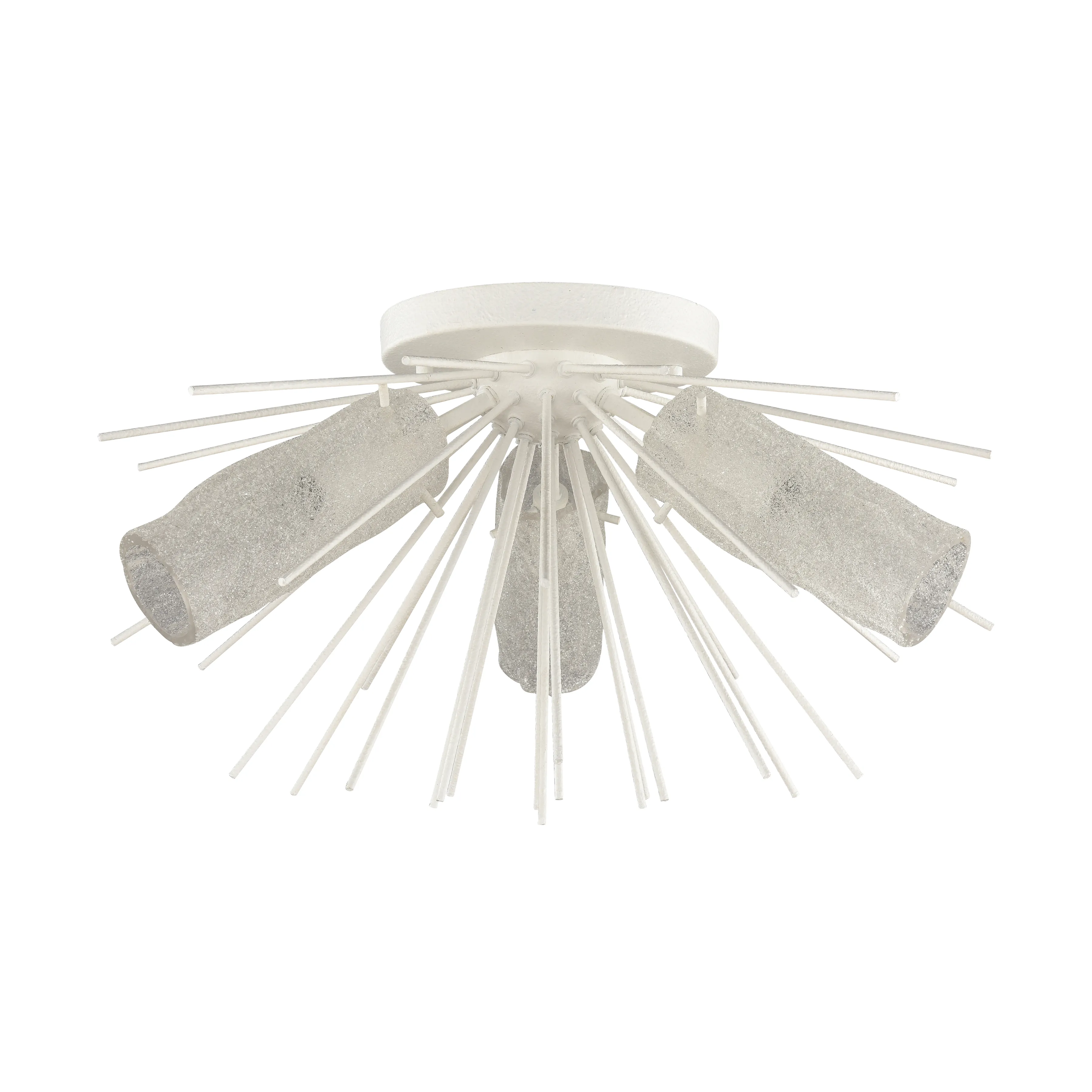 Sea Urchin 20'' Wide 3-Light Semi Flush Mount