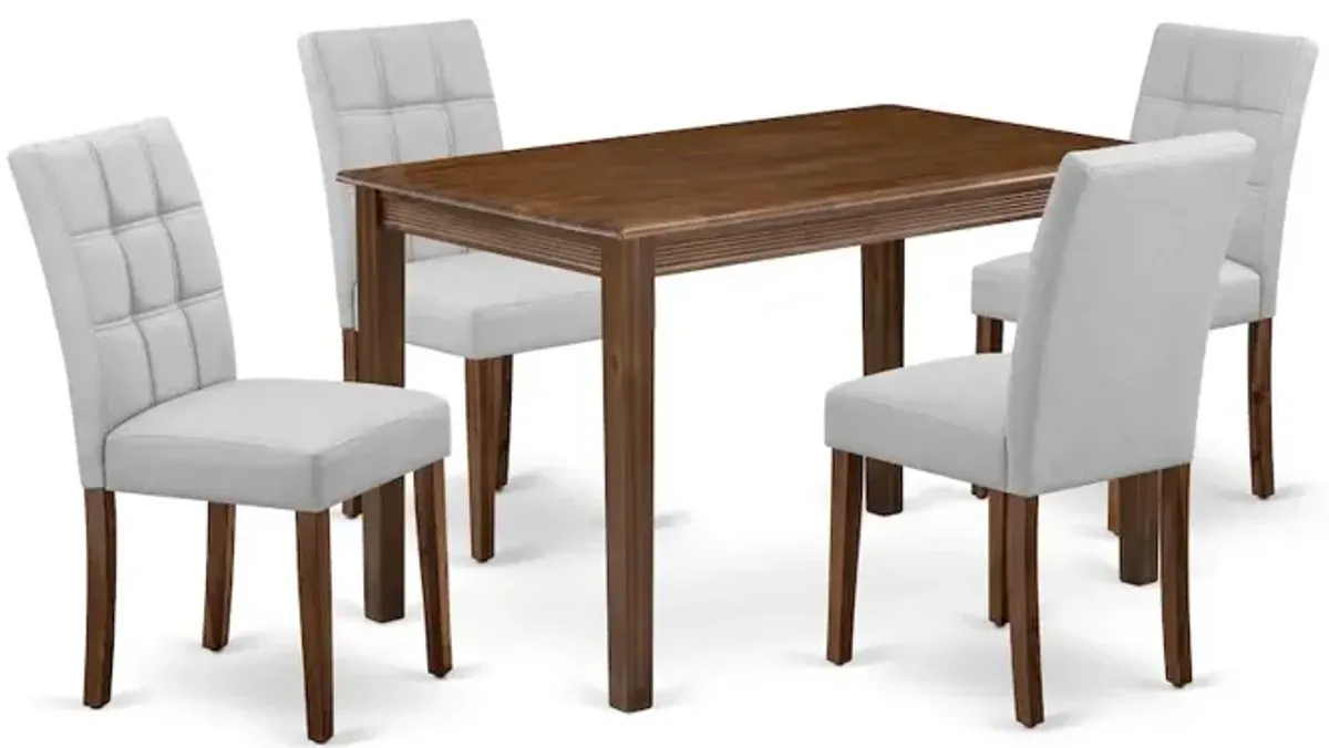 5 Piece Dining Set consists A Modern Table
