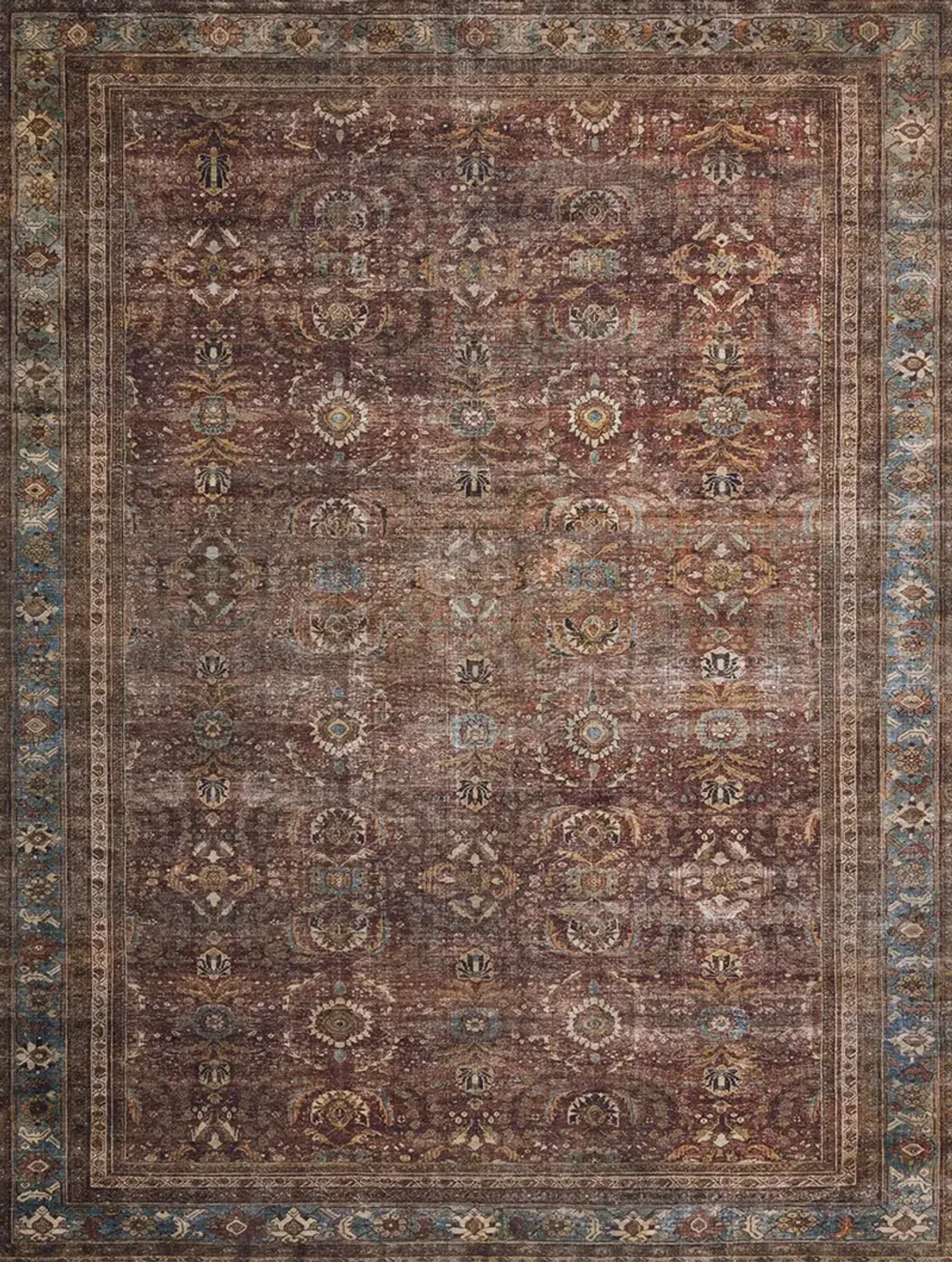 Layla LAY01 2'" x 5'" Rug by Loloi II