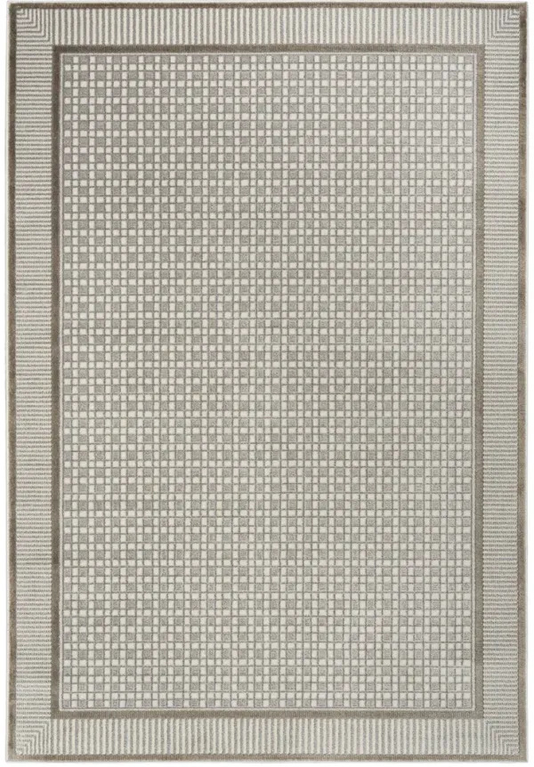 Nordic NRC03 Ivory/Gray 5' x 7' Rug