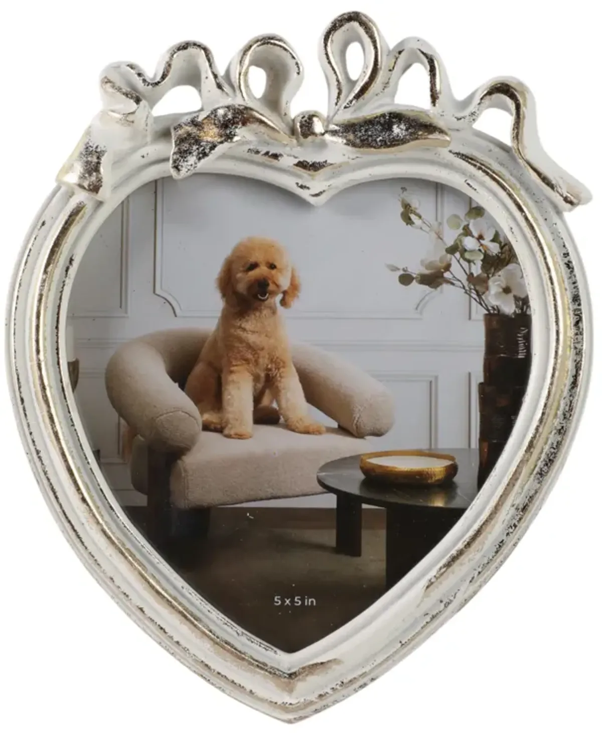 Heart Photo Frame with Bow