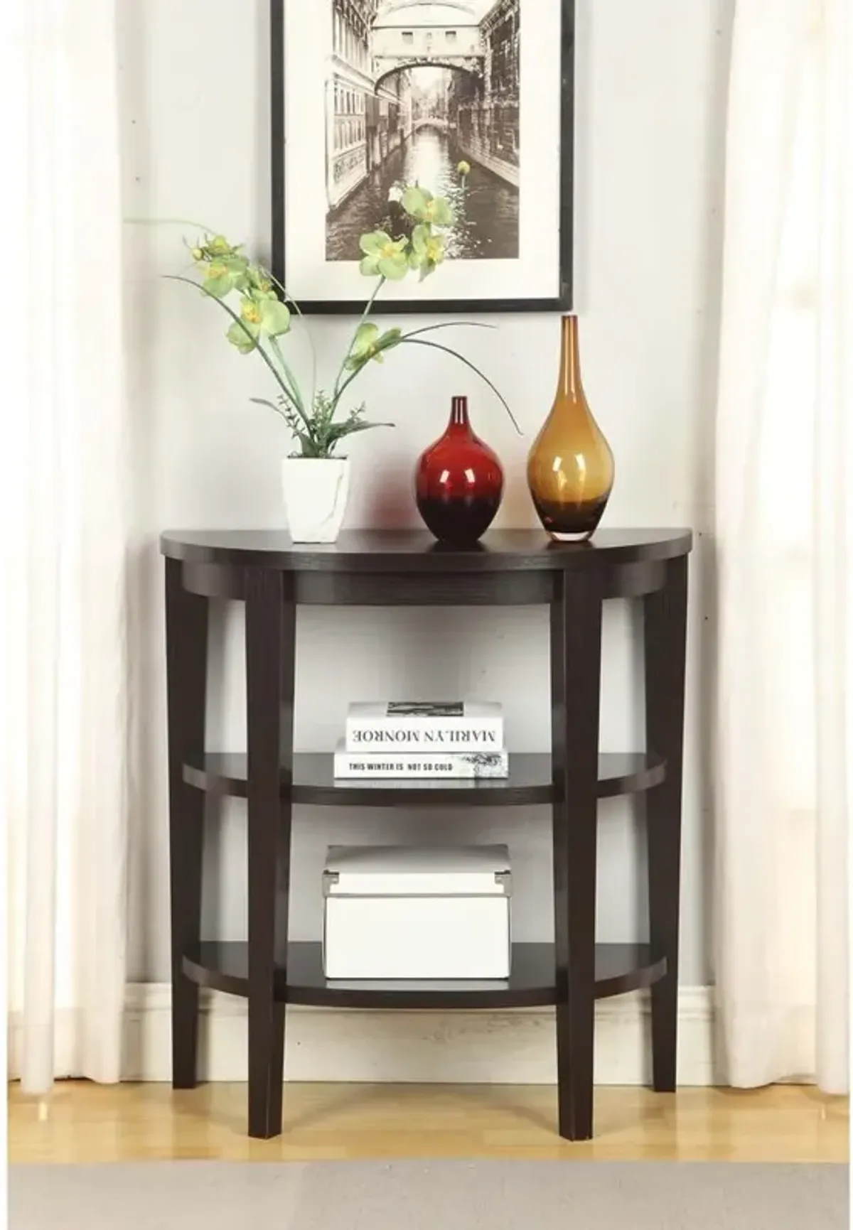 Convience Concept, Inc. Newport 3 Shelf Console