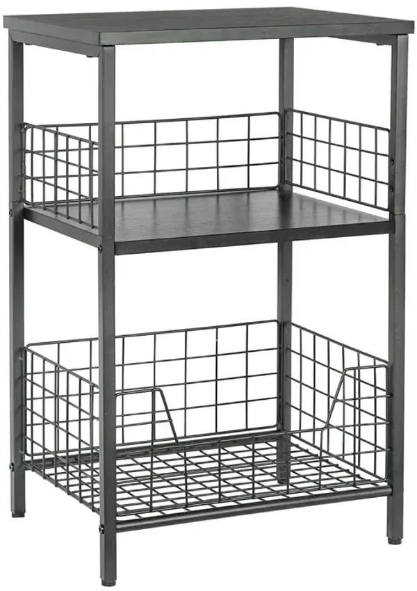 X-cosrack End Table,Industrial Retro Small Side Table for Small Spaces Living Room Bedroom Kitchen and Office,Stable Wood and Me