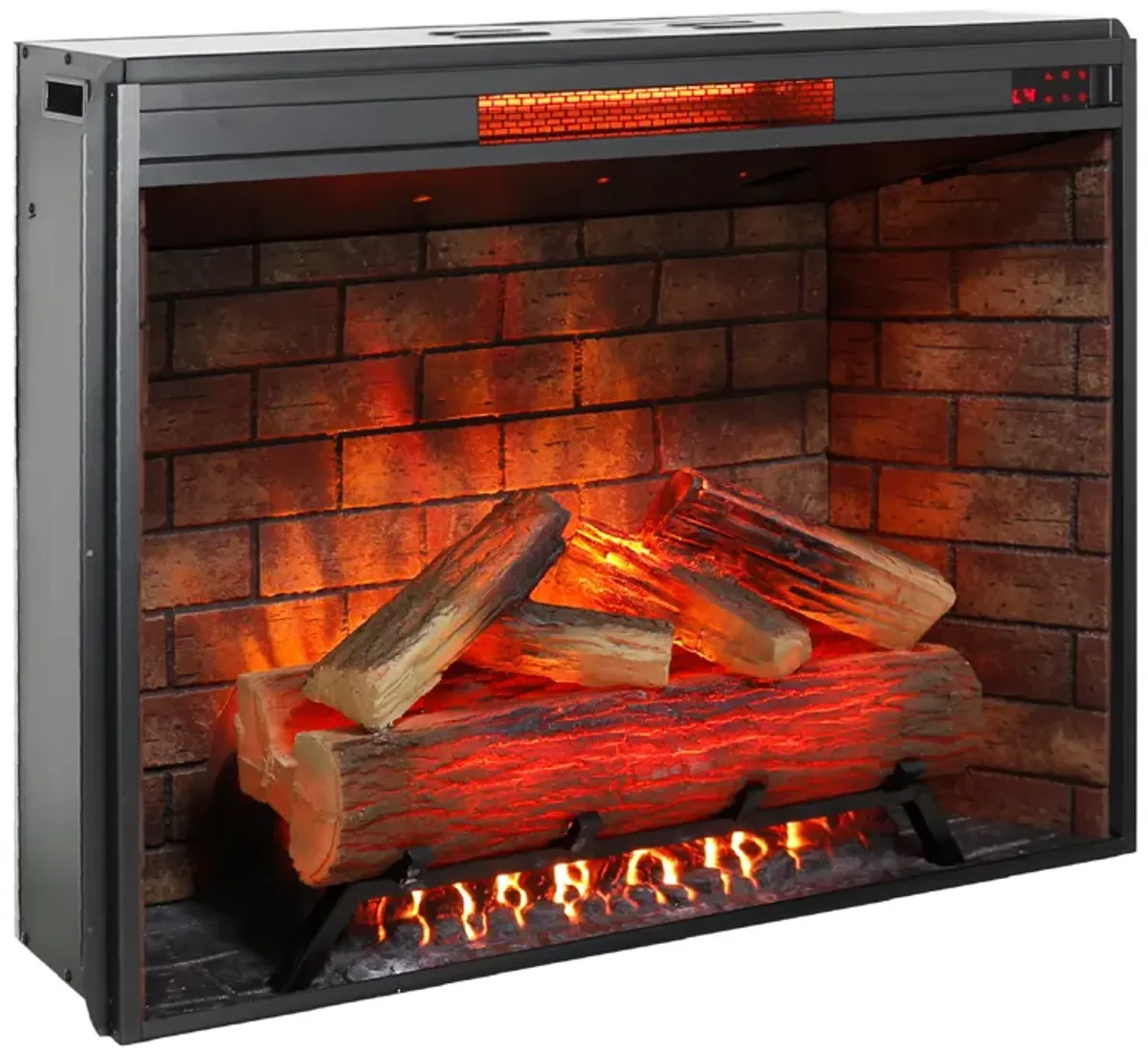 Streamdale 33" Electric Fireplace Insert with Trim Kit, Touch Panel, Sound