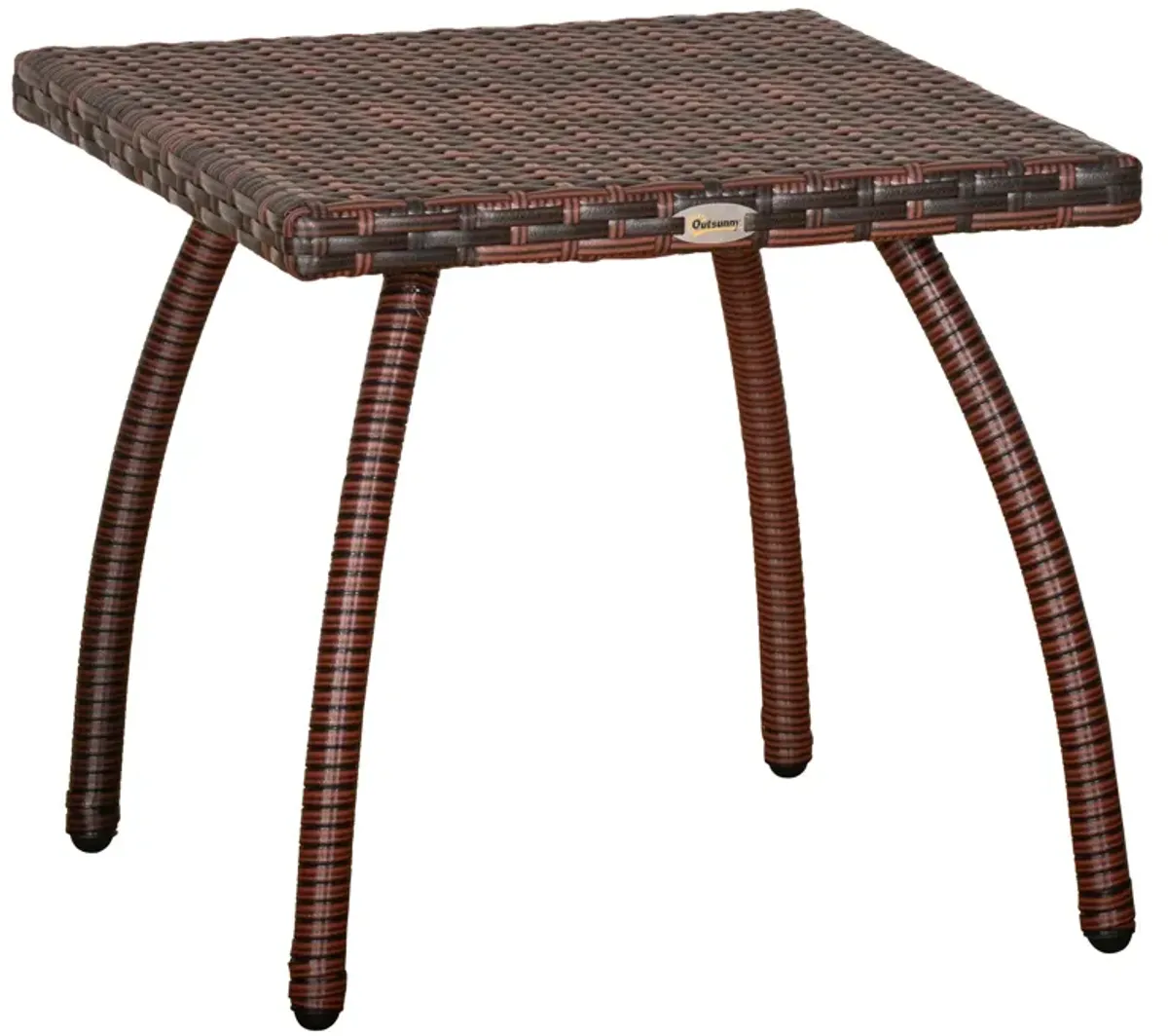 Outdoor Side Table: Wicker Patio Furniture with All-Weather Material