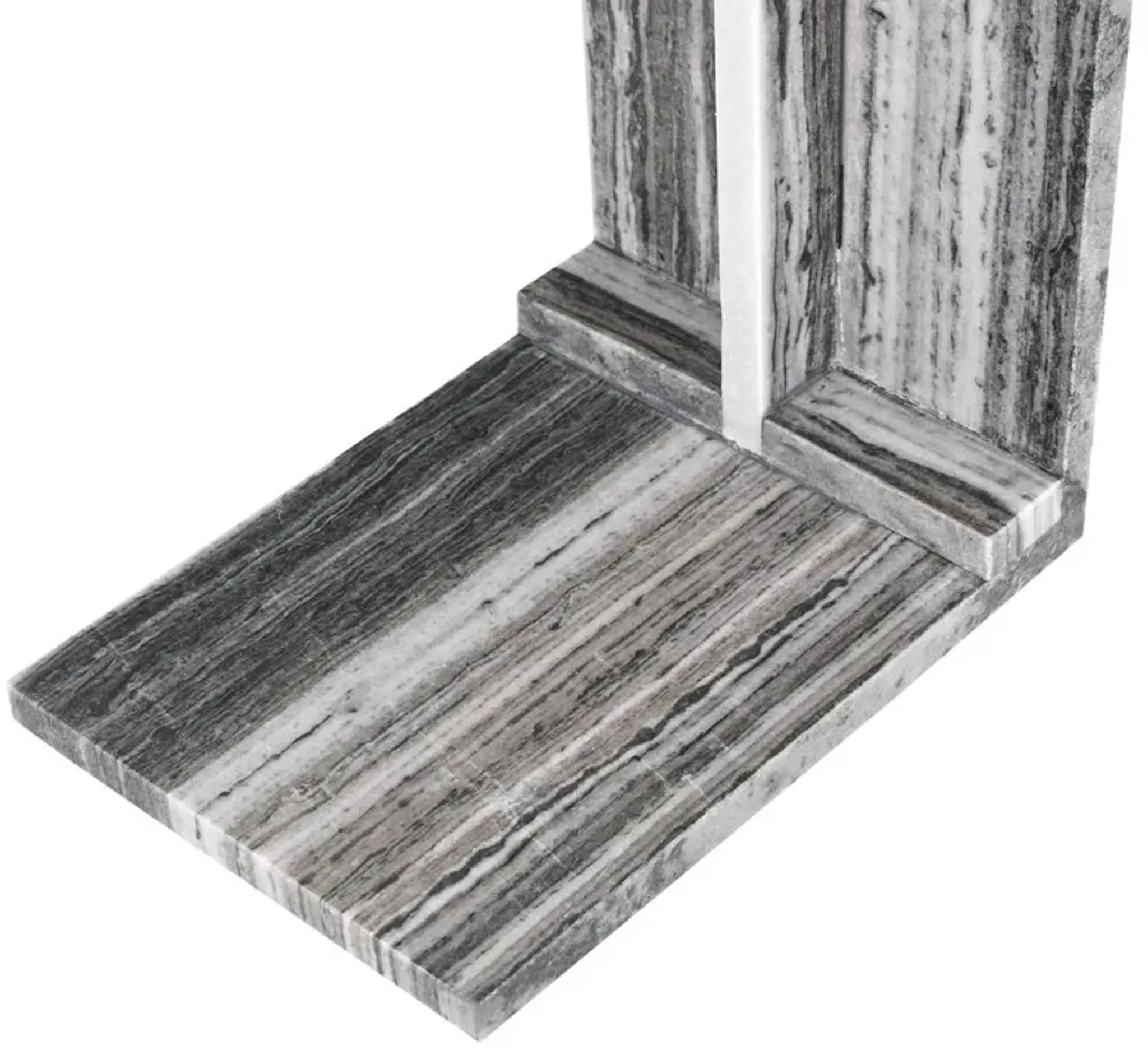 Jofran Bella Modern Luxury Solid Marble End C Table Mathis Home ...