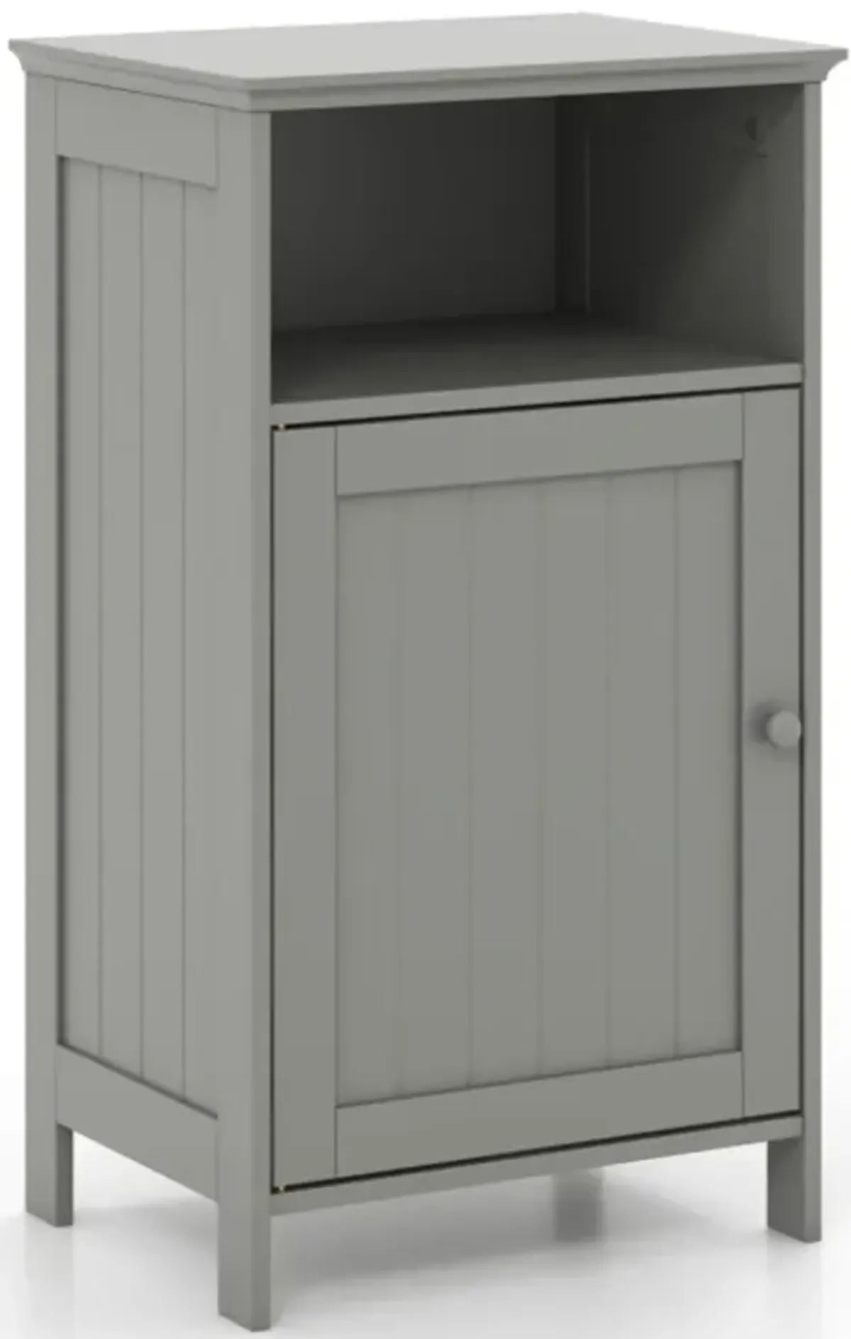 Hivvago Bathroom Freestanding  Adjustable Shelf Floor Storage Cabinet