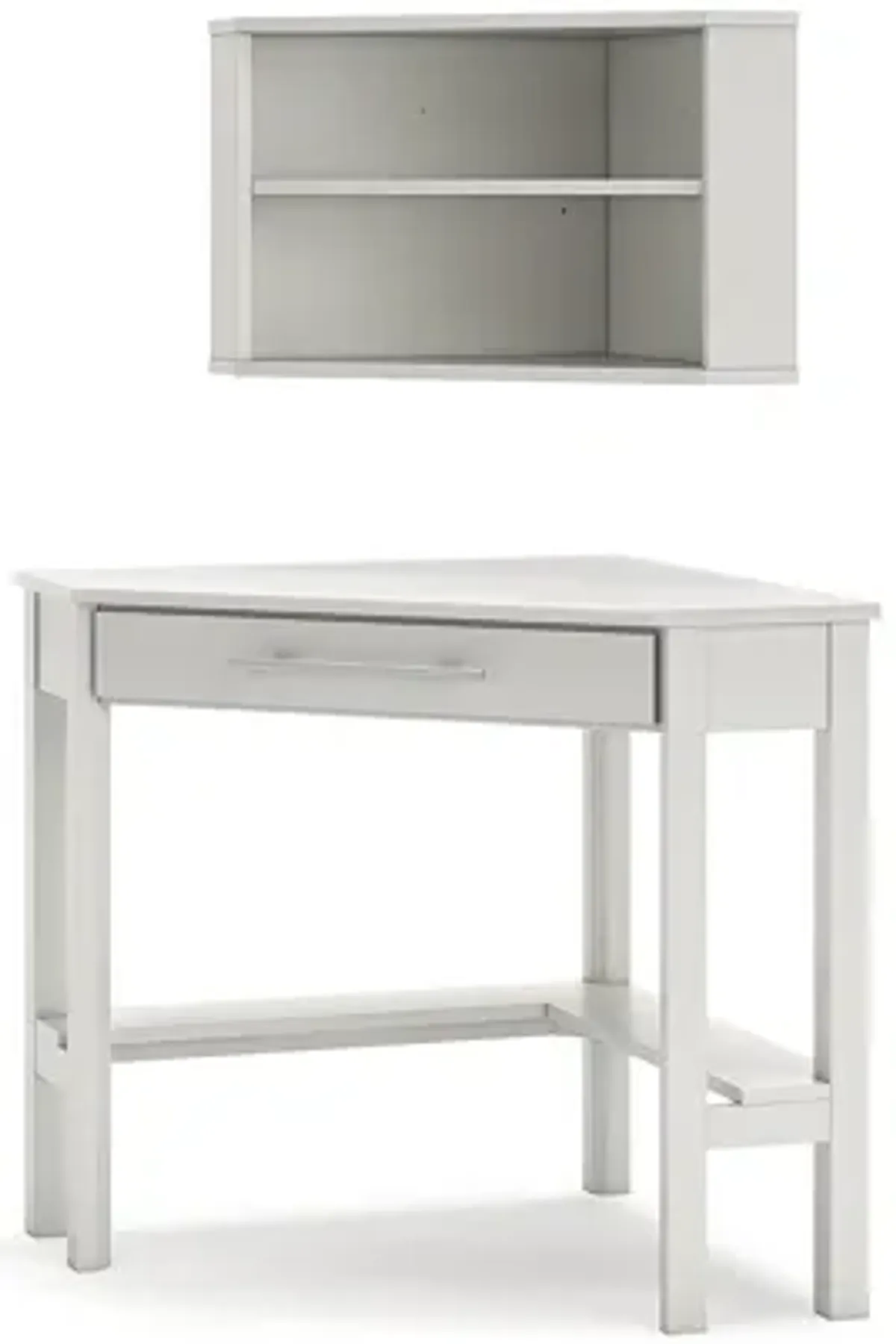 Grannen Home Office Corner Desk with Bookcase